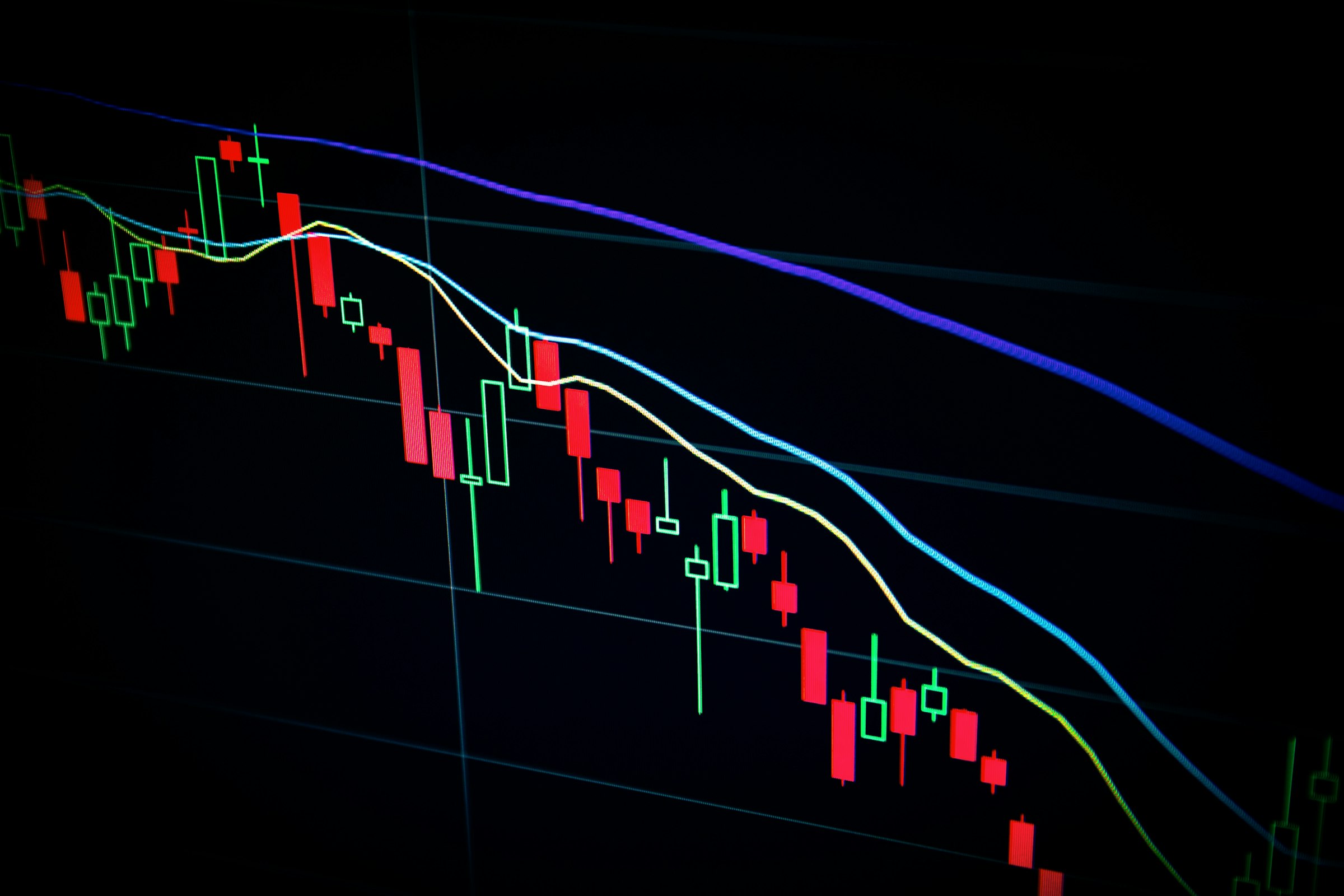 VaultEasy trading platform dashboard on a monitor